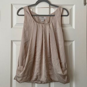 H&M bubble hem shell blouse